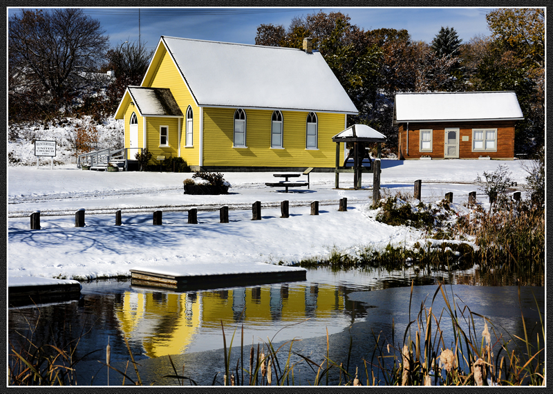 Yellow Chapel by Pat Stone